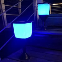 ابليك إضاءة جداري جانبي غرس حديقة ليد يعمل ببطارية...