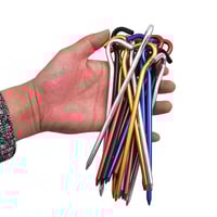 أوتاد خيمة خفيفة الوزن (18 سم) - أوتاد متينة من سب...