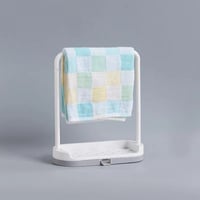 منظم للحمام والمطبخ حامل صابون ومنشفة أطباق ورف إس...