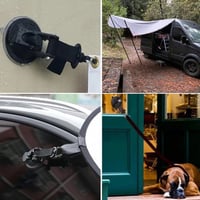 مُثبّت خيمة للسيارة بكأس شفط اكسسوار أدوات للتخييم...