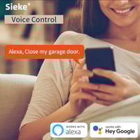 سيكي وحدة تحكم ذكية لفتح باب المرآب تعمل بالواي فا...