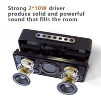 سماعة DOSS 32 وات بسواقتين بلوتوث