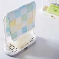 منظم للحمام والمطبخ حامل صابون ومنشفة أطباق ورف إس...