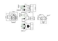 محول راس فيش UE-UK 3A 250V