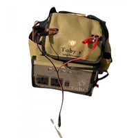 توصيلة 1/2متر طرف مشبك بطارية (تمساح) وطرف ذكر تيا...