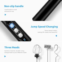 خلاط رغوة الحليب محمول مع شاحن USB فولاذ مقاوم للص...