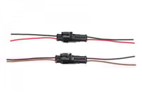 2 زوج فيش ذكر وانثى عازل مقاوم للماء 1.5مم سلك طول...