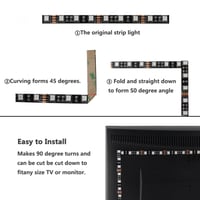 شريط إضاءة 16 لون RGB تحكم بـ (ريموت كنترول) 5متر