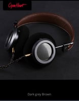 سماعة رأس سلكية HiFi فوق الأذن مفتوحة من الخلف مزو...