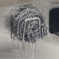 رف تجفيف الصابون ذاتي اللصق من الفولاذ المقاوم للص...