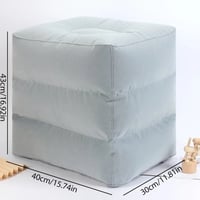 Inflatable Foot Rest Pillow Adjustable Three-layer