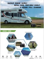 بطارية Toby’s للتخييم 15 امبير قابلة للشحن موديل B...