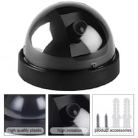 كاميرا مراقبة وهمية مزودة بمصباح LED أحمر وامض