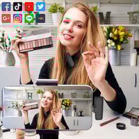 Wireless Lavalier Microphone Portable Mini Quick C...