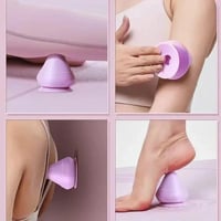 أداة تدليك ومرخي عضلات رأس مخروطي من السيليكون بقا...