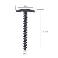 أوتاد تثبيت لولبية فائقة الخفة: ثبت خيمتك في أي أر...