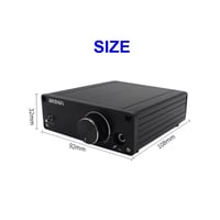 مضخم صوت ستيريو رقمي BRZHIFI MA12070، 2*80 واط