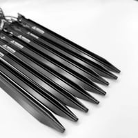 أوتاد خيمة خفيفة الوزن (18 سم) - أوتاد متينة من سب...