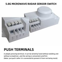 مفتاح إضاءة ذكي بتقنية رادار 5.8 جيجا هرتز للاستشع...