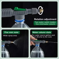 مضخة و رشاش (بخاخ) يدوي برأس قابل للتعديل تركيبها...