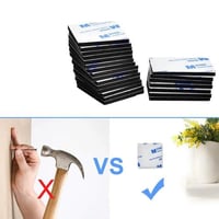 وسادة نانو جل لاصقة قوية وجهين (مربع 60x60 مم) | ق...