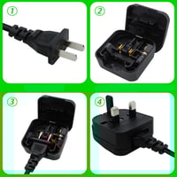 محول راس فيش US-UK 5A 250V