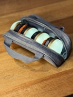 طقم 4 فوانيس رحلات COB بقوة 1800mAh - إضاءة دافئة...