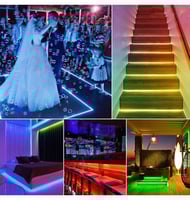 شريط إضاءة 16 لون RGB تحكم بلوتوث (تطبيق) 5متر