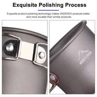 كوب تخييم Widesea قابل للطي من أبحر - خفيف الوزن و...