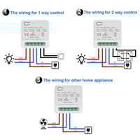 وحدة مفتاح ذكي هوم كيت 16A واي فاي مع تحكم صوتي وت...