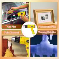 مسدس حراري احترافي 2000 واط من نيكومي مع تحكم في د...