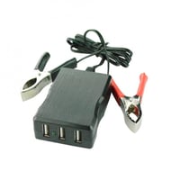 شاحن 12 فولت-24 فولت 3 منافذ محول شاحن سريع USB