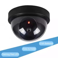 كاميرا مراقبة وهمية مزودة بمصباح LED أحمر وامض