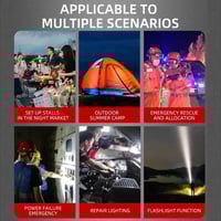 مصباح ولمبة إضاءة LED لون أبيض ٥ وات تعمل بالطاقة...