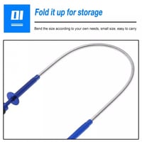 ملقاط مغناطيسي زنبركي مرن بـ 4 مخالب مع مصباح LED...