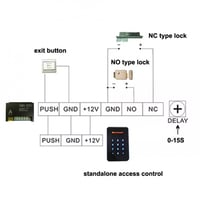 مصدر طاقة تيار مستمر صغير لأجهزة التحكم بالدخول لل...