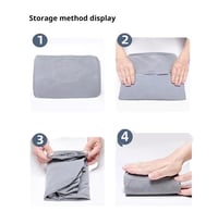 Inflatable Foot Rest Pillow Adjustable Three-layer