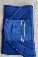 طقم صلاة فخم مرد+شرشف كحلي غامق