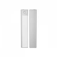 اضاءة ليد 23 سم هيكل فضي لون الاضاءة اصفر