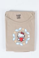 طقم بناتي مطبع ميلك