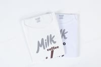 طقم بناتي مطبع تصميم MILK