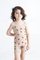 طقم بناتي مطبع تصميم FRUIT