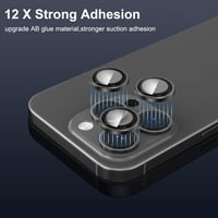 عدسات حماية كاميرا ايفون 15 برو/ برو ماكس سيلفر -...