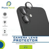 عدسات حماية كاميرا ايفون 17 أسود Phone Planet