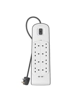 توصيله 8 مداخل طاقة ومنفذين USB طول 2 متر بيلكن