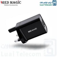 شاحن الجوال المنزلي السريع من ريد ماجيك 12 واط منف...