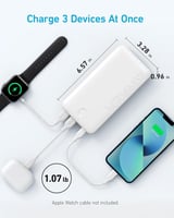 انكر باور بانك شاحن محمول 20000mAh مع شحن سريع USB...