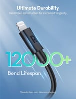 باندل راف باور 2 كيبل 1 متر و 2 متر تايب سي تو لاي...