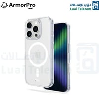 جراب ArmorPro اليابانية ماك سيف ايفون 16 برو -ابيض