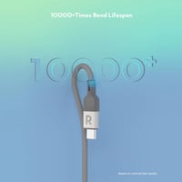 راف باور سلك تايب سي الى تايب سي مغناطيسي نايلون ب...